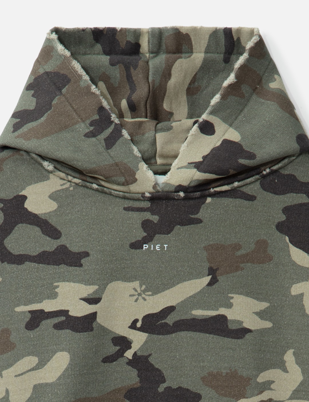Camo Distressed Hoodie view 18