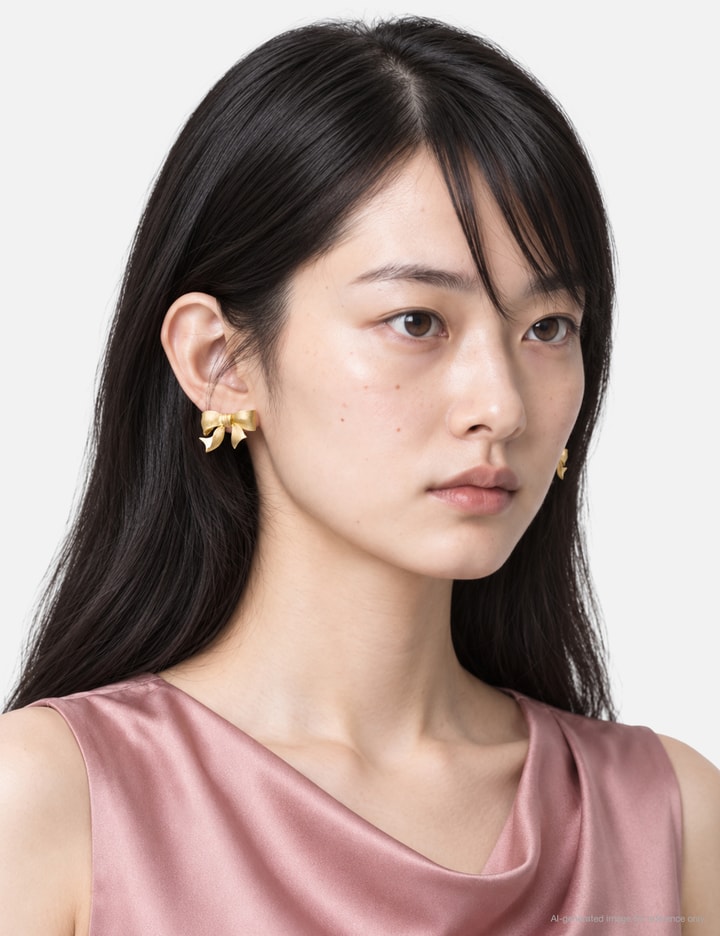 YVMIN SHUSHU/TONG × YVMIN Gift Bowknot Earring