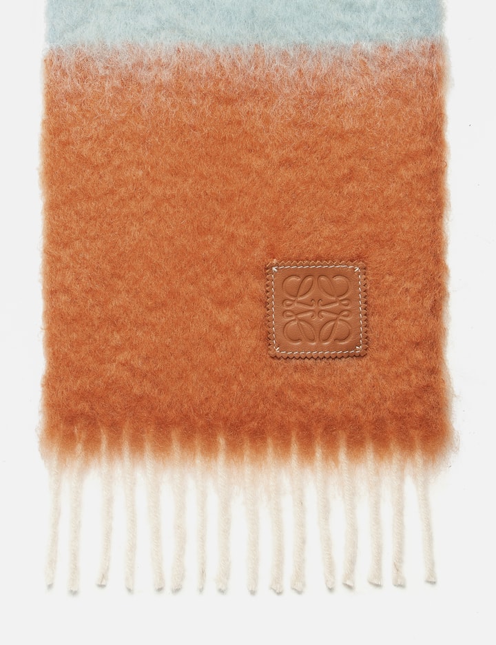 Mohair and Wool Stripe Scarf Placeholder Image