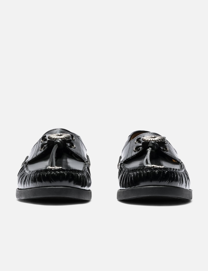 Toga Virilis Black Leather Loafer