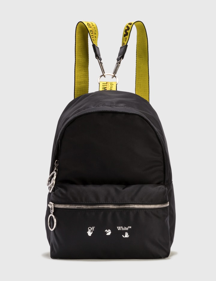OFF-WHITE: Off White men's nylon backpack with logoed bands