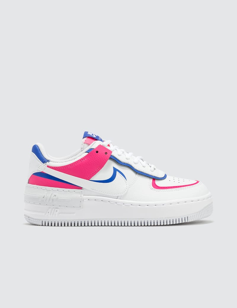 pink and blue shadow air force 1