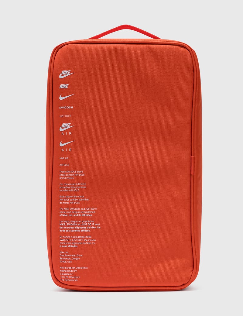 orange nike shoe bag