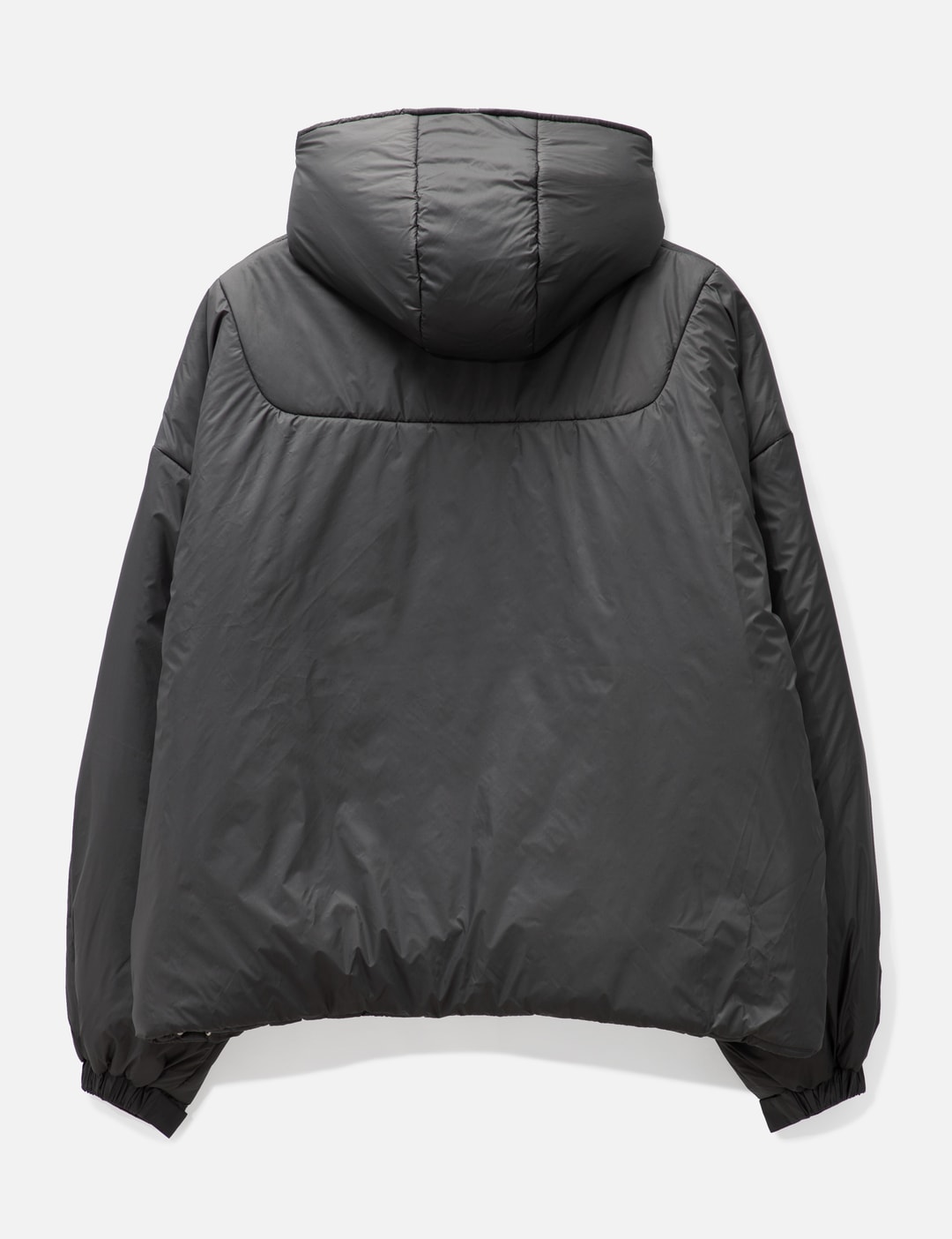 Ultra Fine Nylon Sculptural Puffer Space Grey view 11