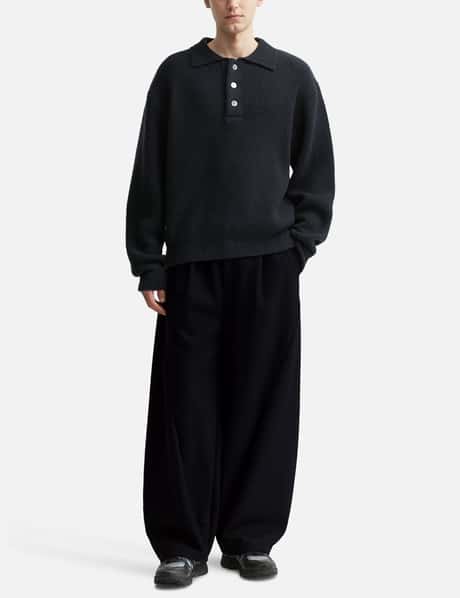 CLESSTE - WOOL MELTON MASSIVE TWISTED PANTS | HBX - Globally 