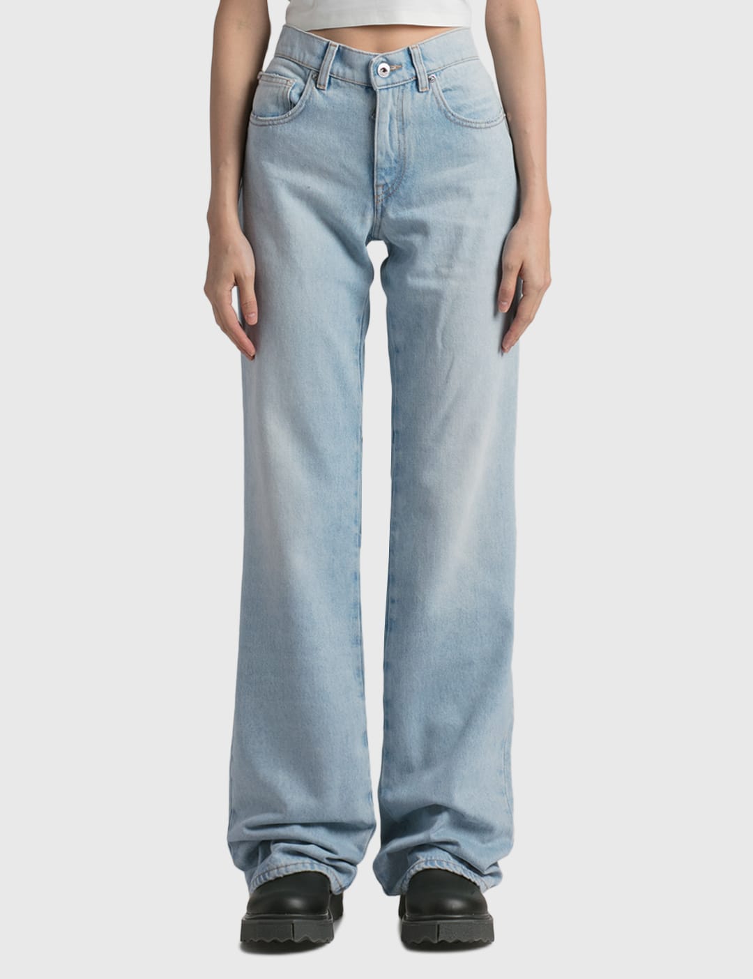 Off-White Bleach Baby Baggy Chino Pants