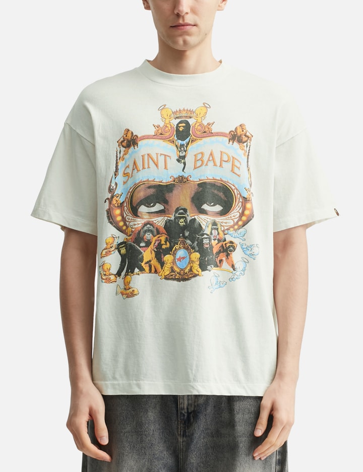 SAINT Mxxxxxx x A Bathing Ape Generation Bape Short Sleeve T-shirt Placeholder Image