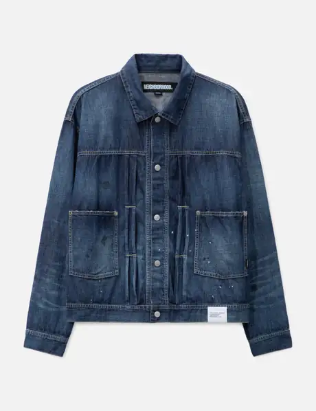 NEIGHBORHOOD Washed Lightweight Denim Jacket