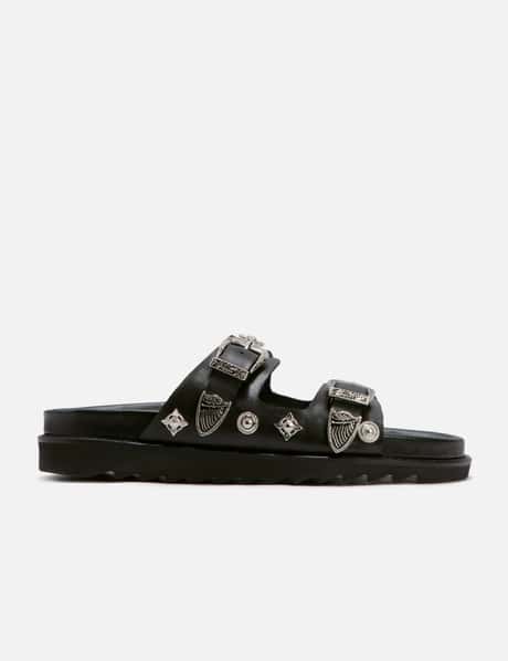 Toga Virilis Studded Leather Slides