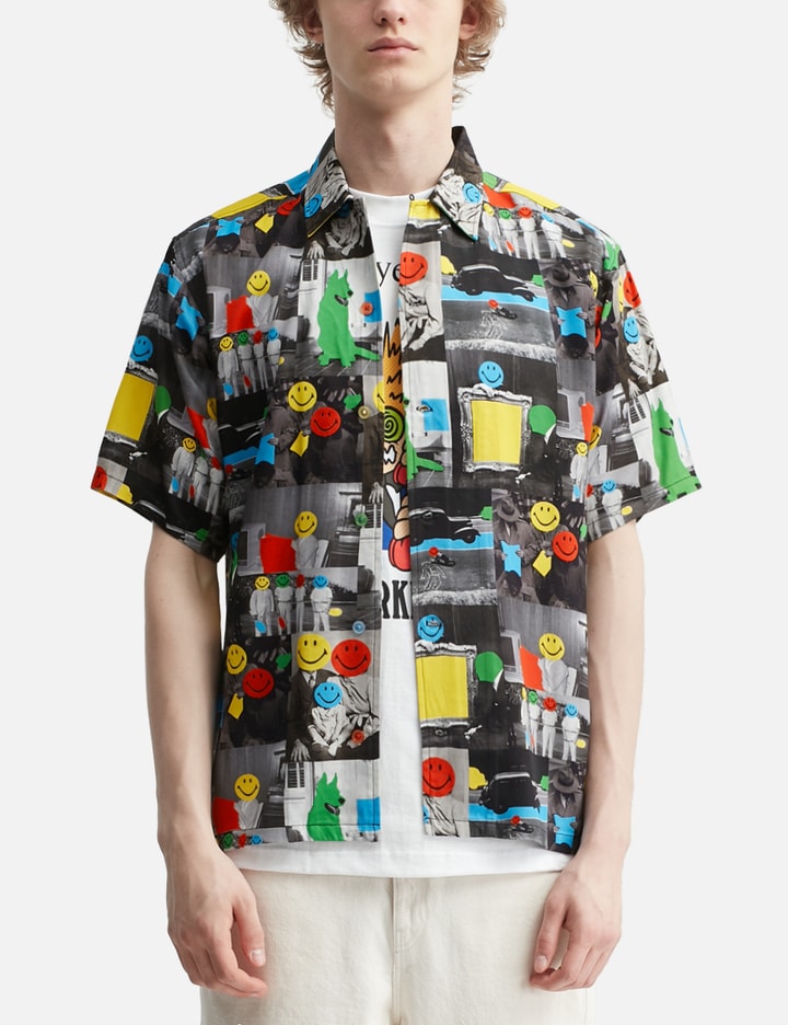 Smiley Collage Short Sleeve Woven view 3