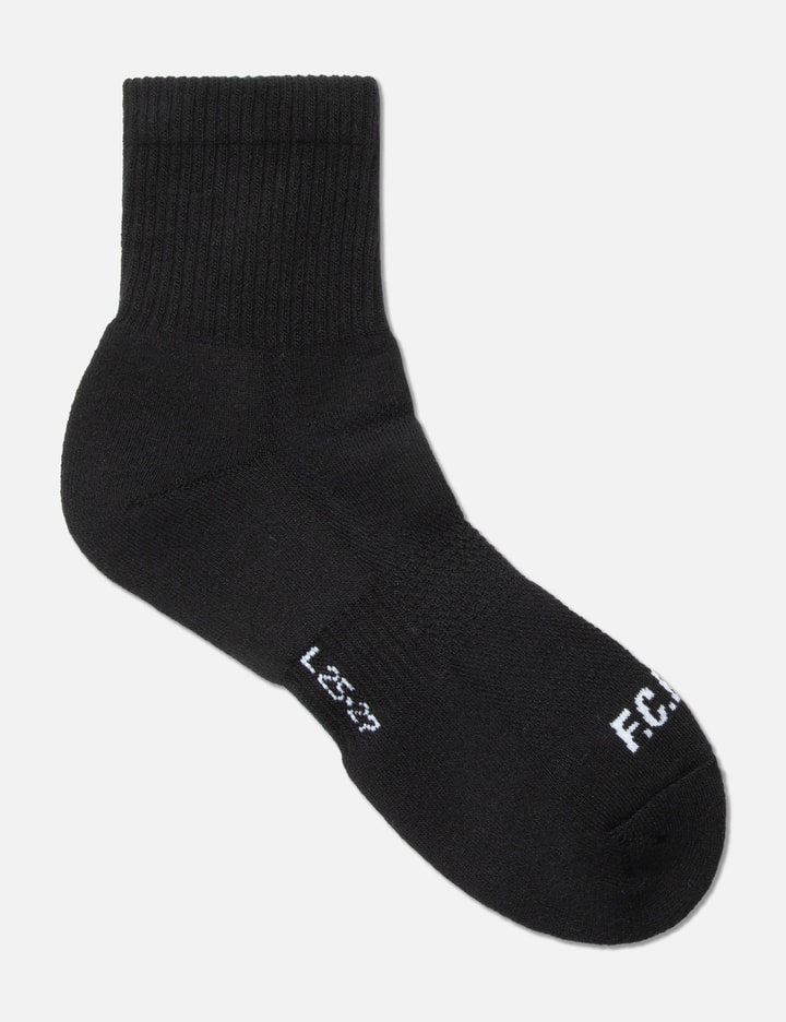 Shop F.c. Real Bristol Short Socks In Black