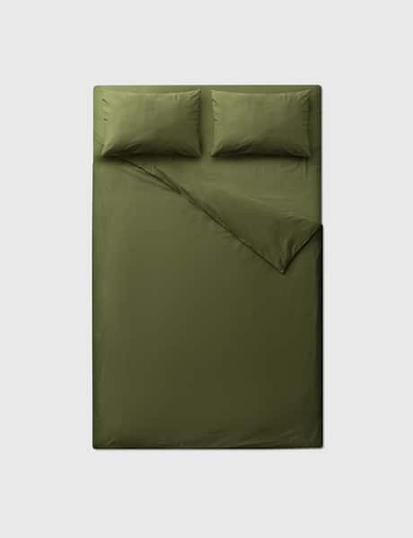 Risker Cotton Single Set - Olive (dark Green)