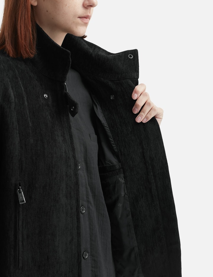 Team Wang Design Acceptance Boxy Corduroy Jacket In Black