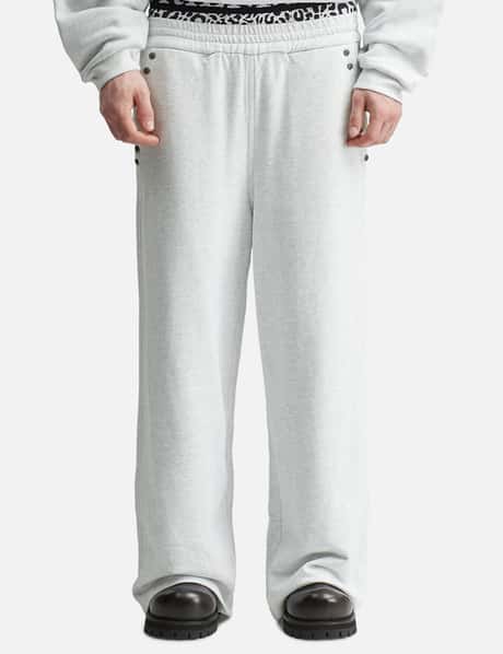 "Jackie" Grey Studded Sweatpants view 10