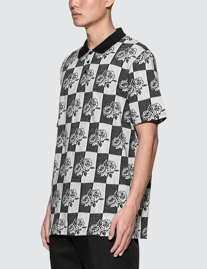 Rose Block Jacquard S/S Polo Placeholder Image