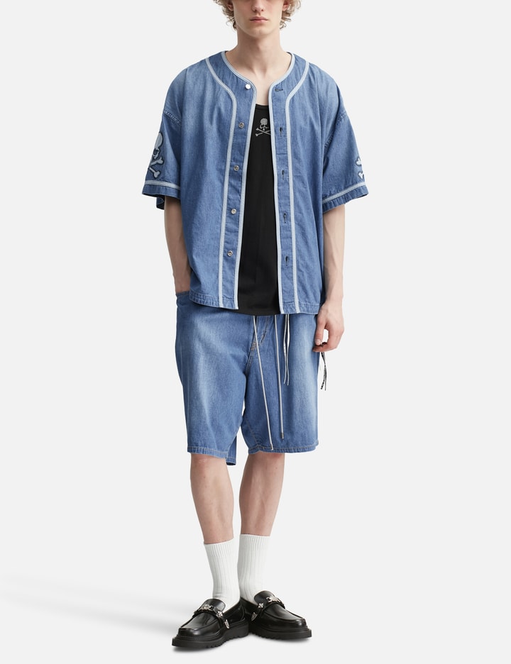마스터마인드 재팬 Baseball Denim Shirt