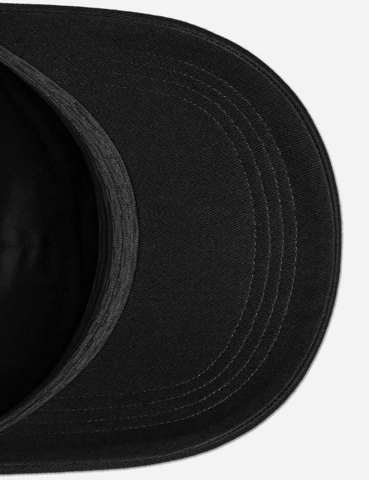 Moncler Logo Patch Baseball Cap In Black