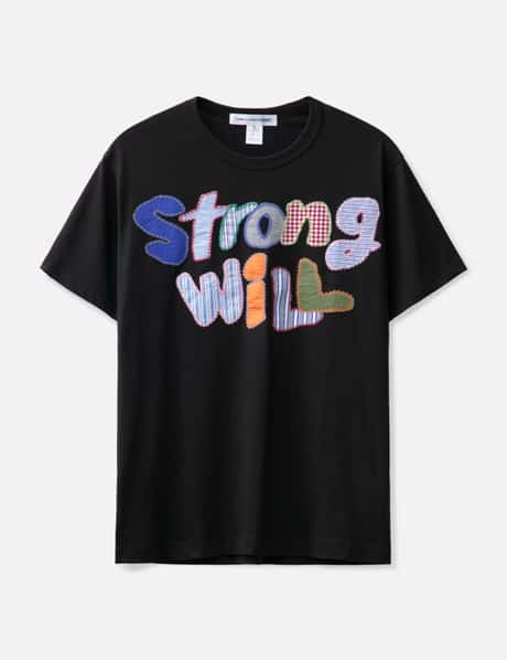 CDG SHIRT "Strong Will" Short Sleeve T-shirt