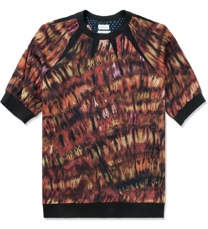 Red Tie-dye Print T-Shirt Placeholder Image