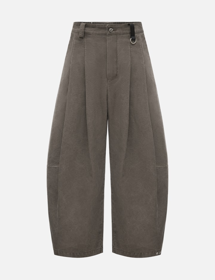 TEAM WANG design Reset Washed Wide-Leg Trousers