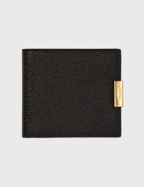 Thom Browne Billfold With Lock Detail