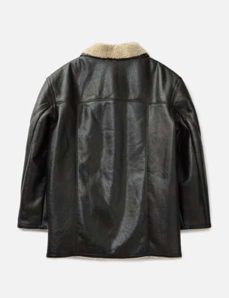 Reversible Fake Shearling Coat view 13