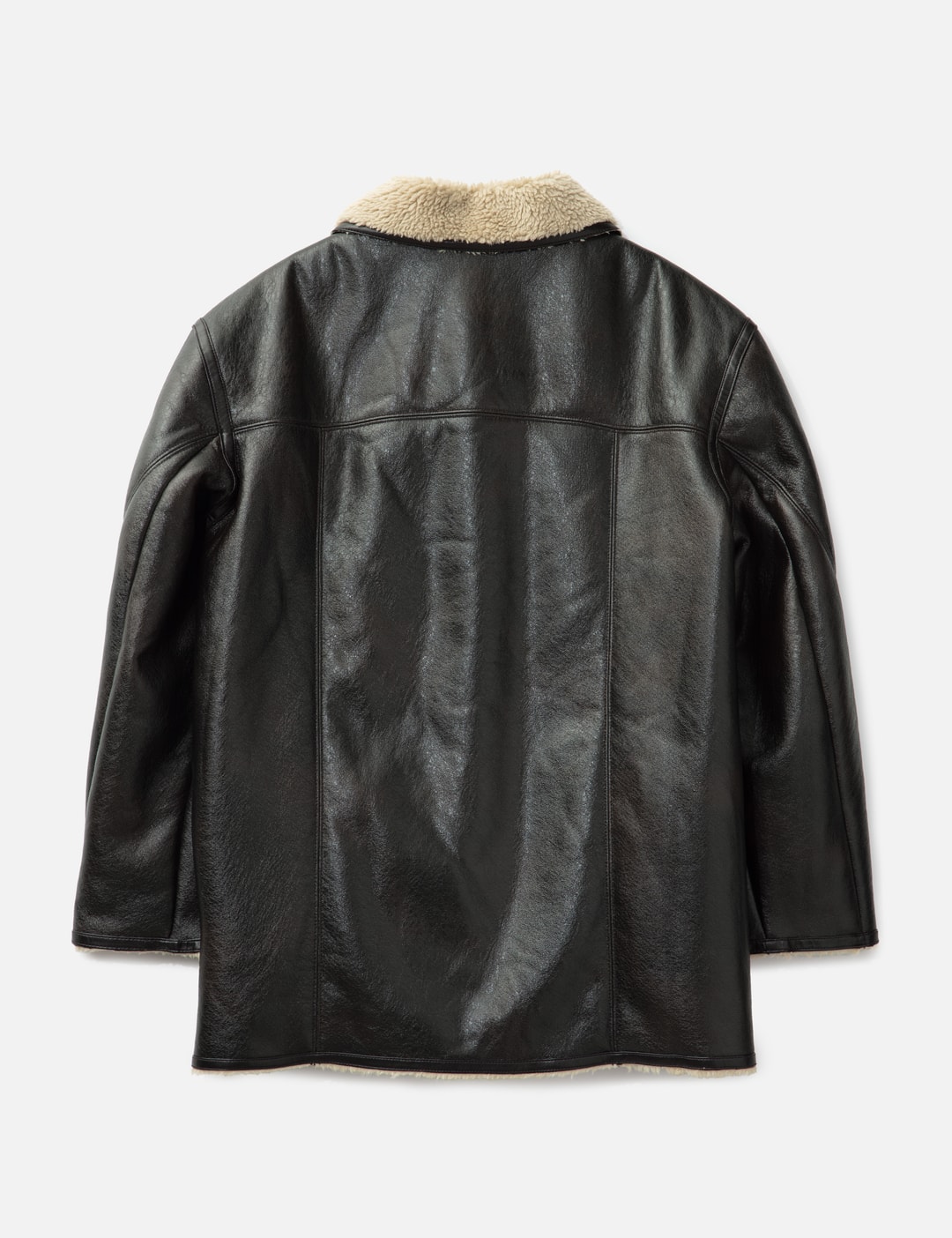 Reversible Fake Shearling Coat view 14