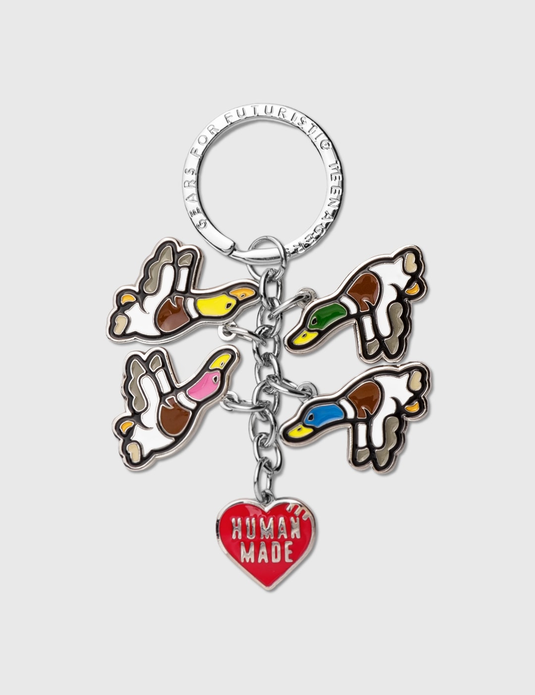 Human Made - HEART KEYRING  HBX - Globally Curated Fashion and Lifestyle  by Hypebeast