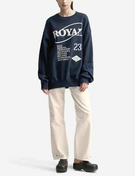 Open YY - ROYAL LETTER SWEATSHIRT  HBX - Globally Curated Fashion and  Lifestyle by Hypebeast