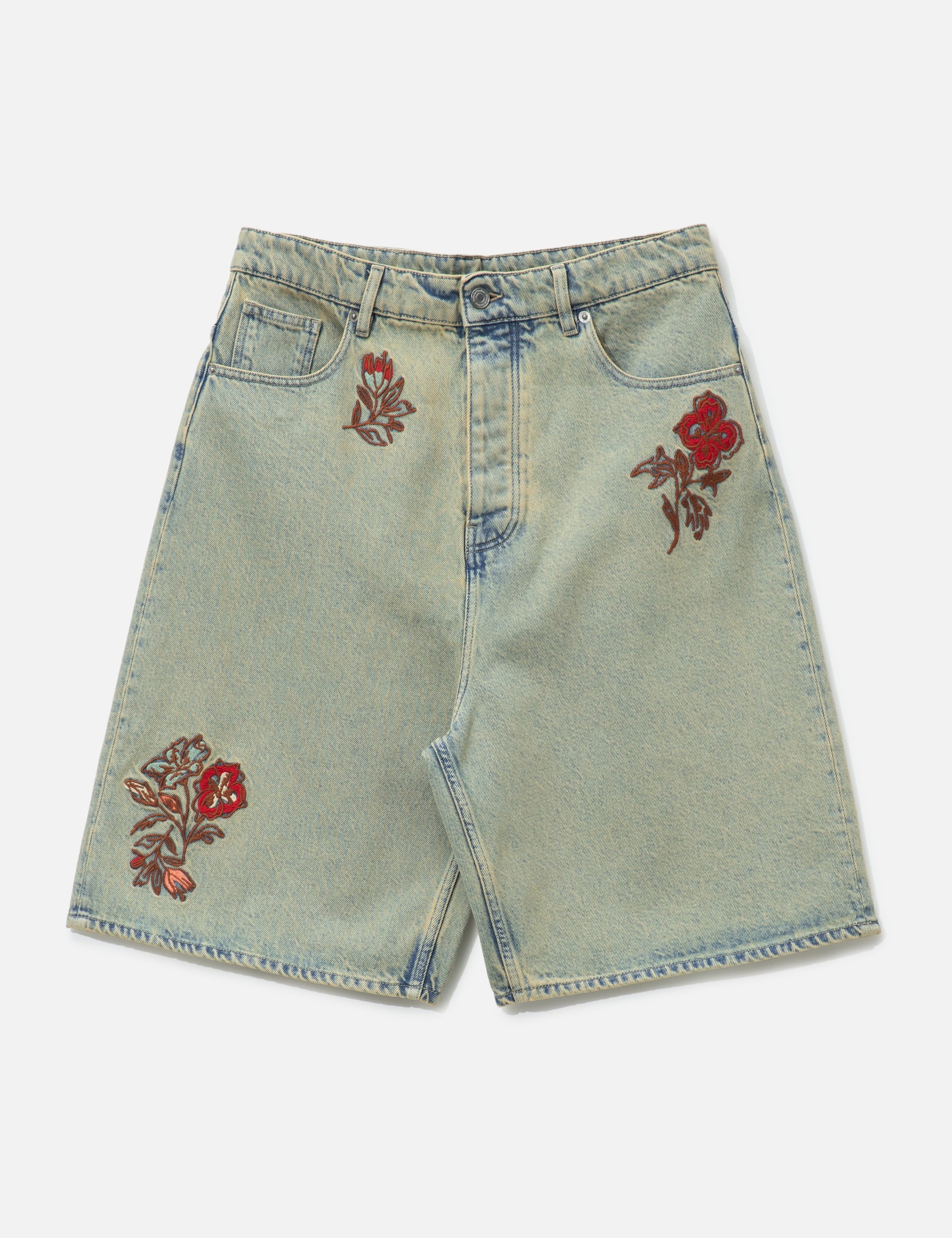 Short Jean Dusty Brodé Fleurs view 16