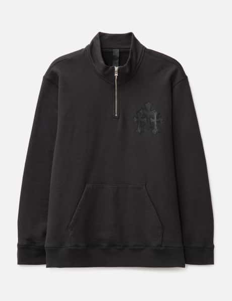 Chrome Hearts Triple Patch Quarter Zip Sweater