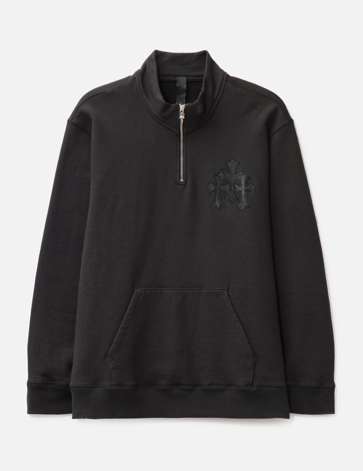 Triple Patch Quarter Zip Sweater Placeholder Image