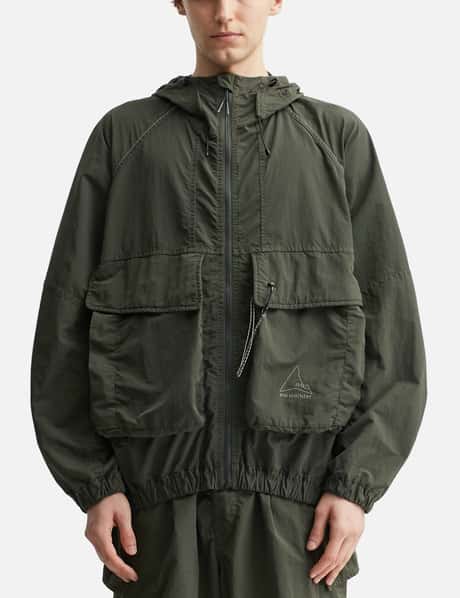 X And Wander Garment Dye Nylon Hooded Jacket view 10
