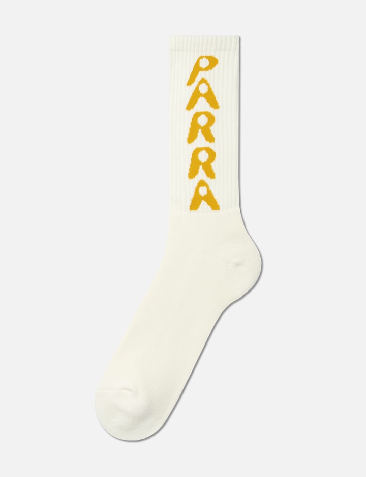 Shop By Parra Hole Logo Crew Socks In White