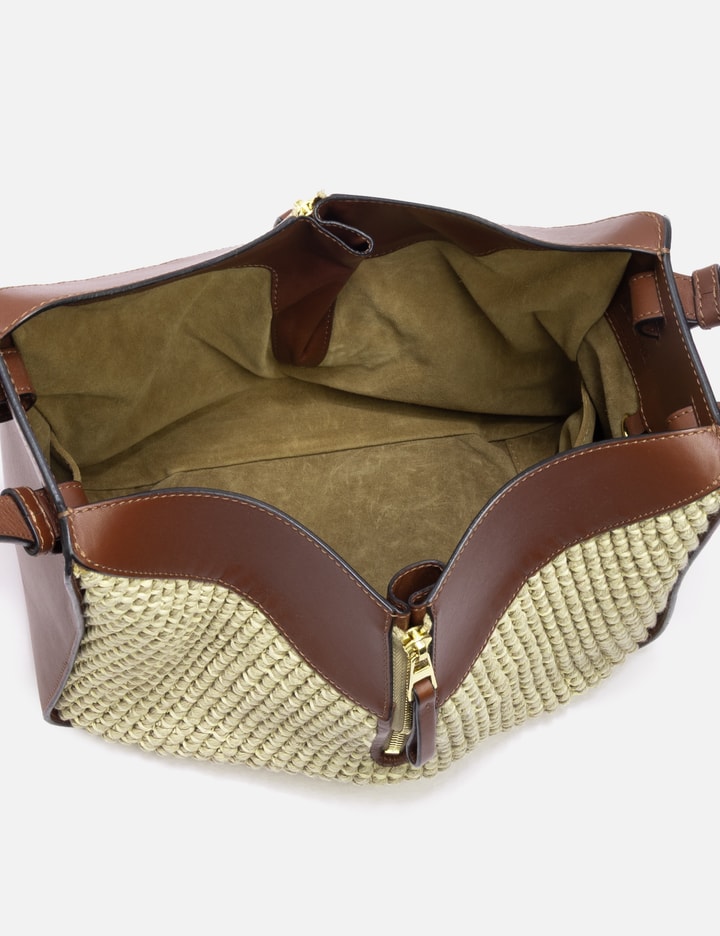 Loewe Small Raffia Hammock Bag