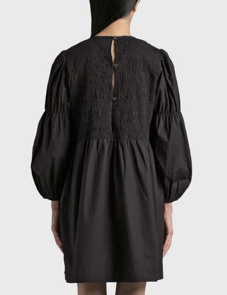 Ganni - Cotton Poplin Mini Smock Dress | HBX