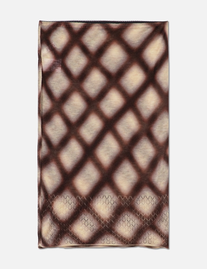 Perverze Spray-Painted Check Knit Skirt