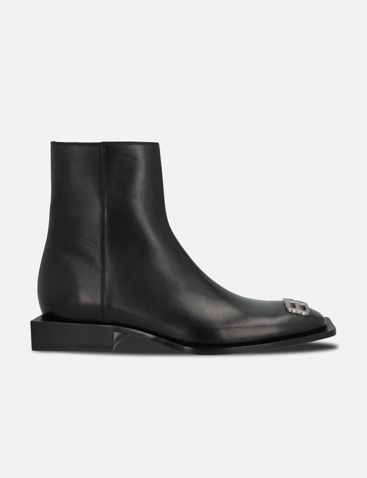 Balenciaga Flat Rim Zipped Booties Placeholder Image