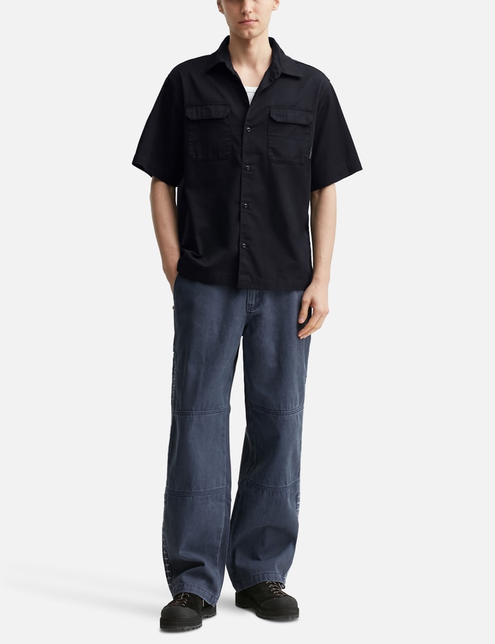 Boiler Room Core Oversize Short Sleeve Button-up Shirt