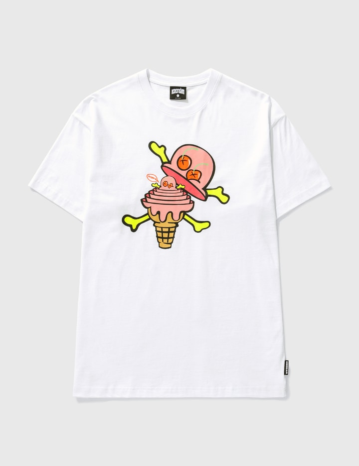 Icecream Nesting Graphic Tee In White