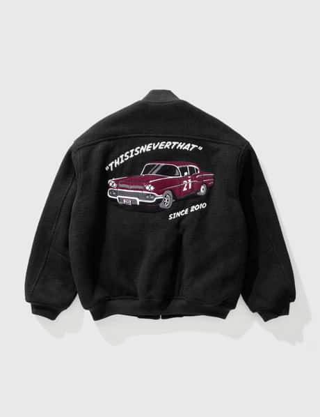 thisisneverthat® - Old Car Varsity Jacket | HBX - HYPEBEAST 為您 