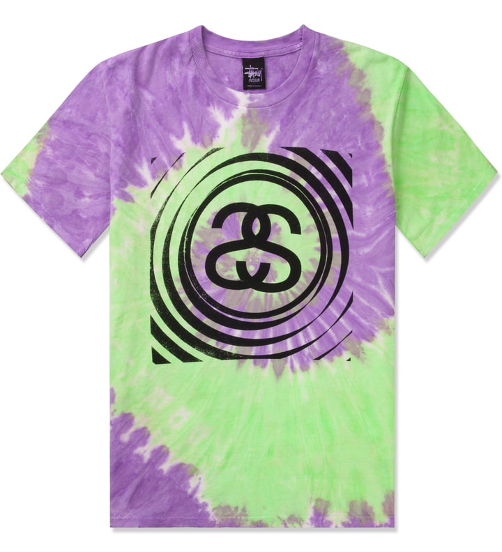 Purple Spiral SS Tie-dye T-Shirt Placeholder Image