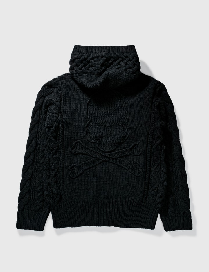Mastermind Japan Cable Knit With Skull Knit Hoodie Placeholder Image