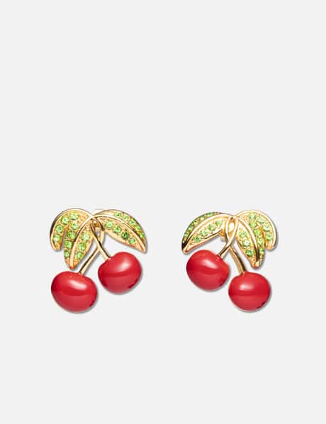 Crystal Haze Pop the Cherry earrings