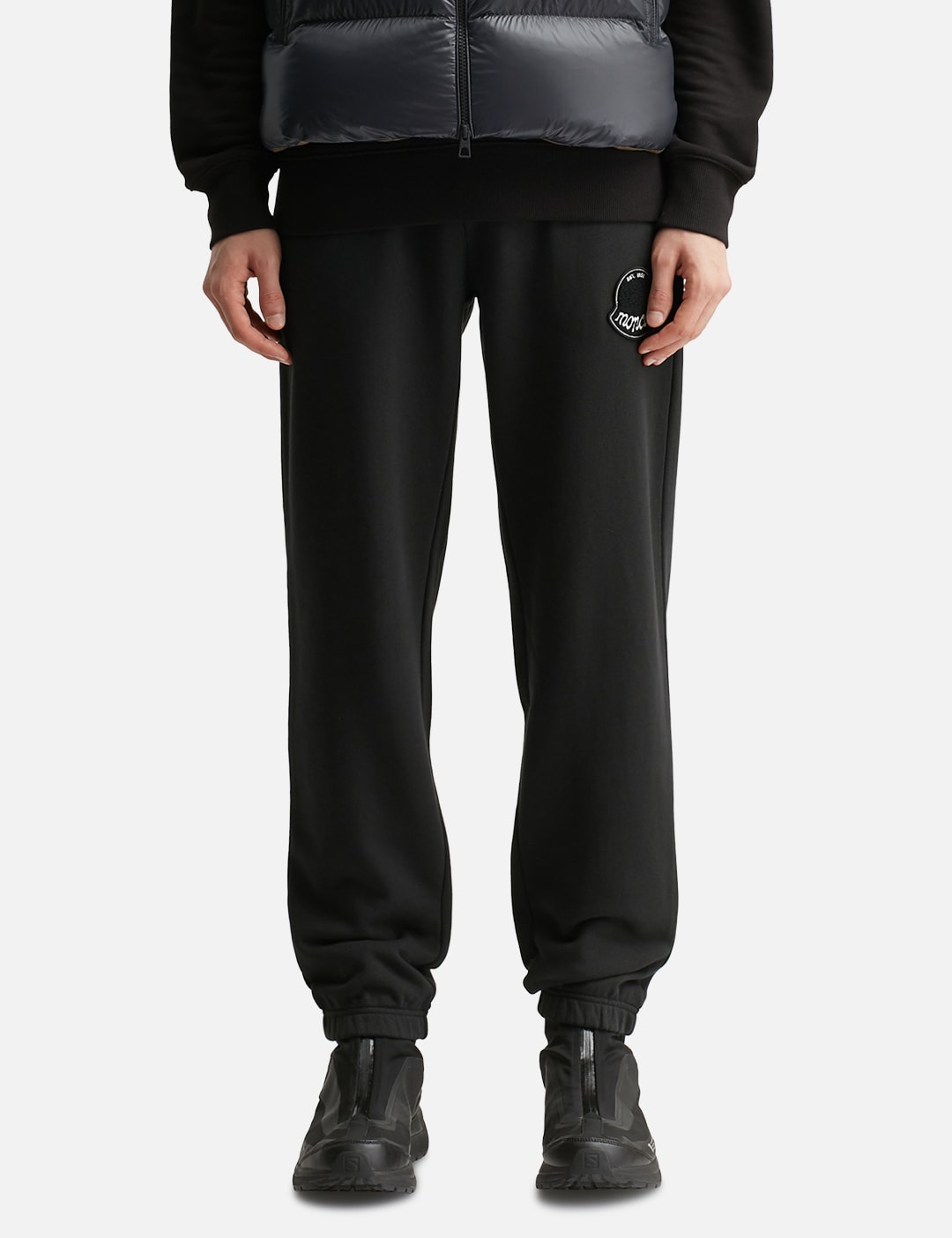 Logo Patch Cotton Sweatpants view 12