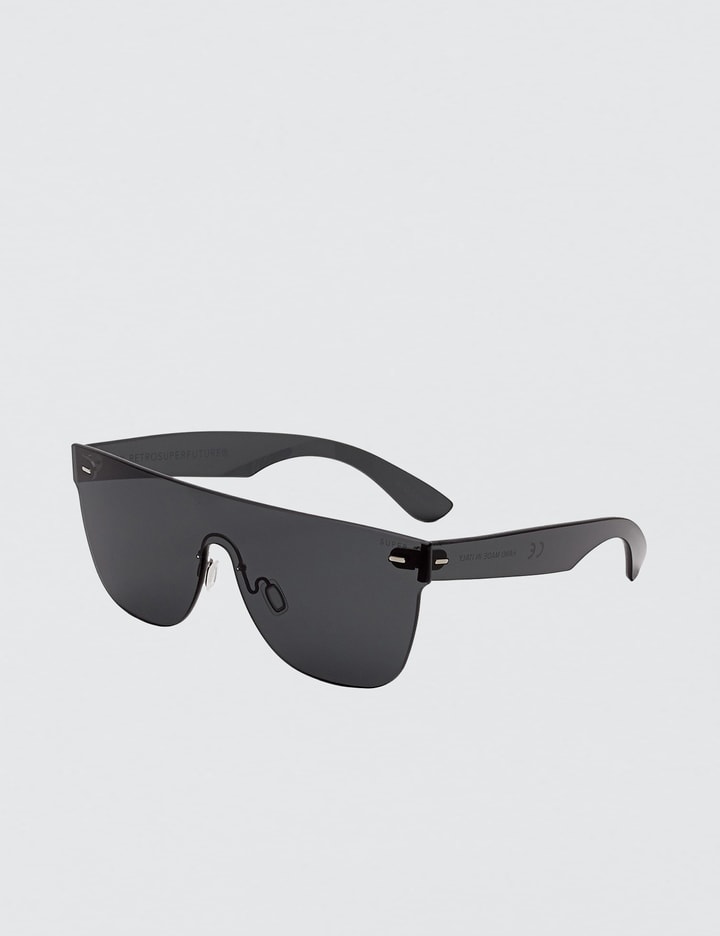 Super By Retrosuperfuture - Tuttolente Flat Top Black Sunglasses | HBX - Globally Curated Fashion and by Hypebeast