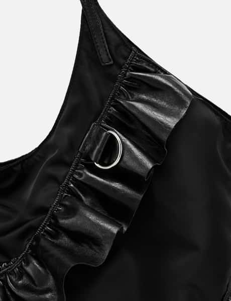 Frill Big Bag In Black view 14