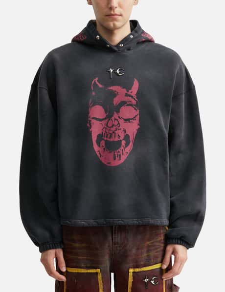 Leather Flame Hoodie view 19