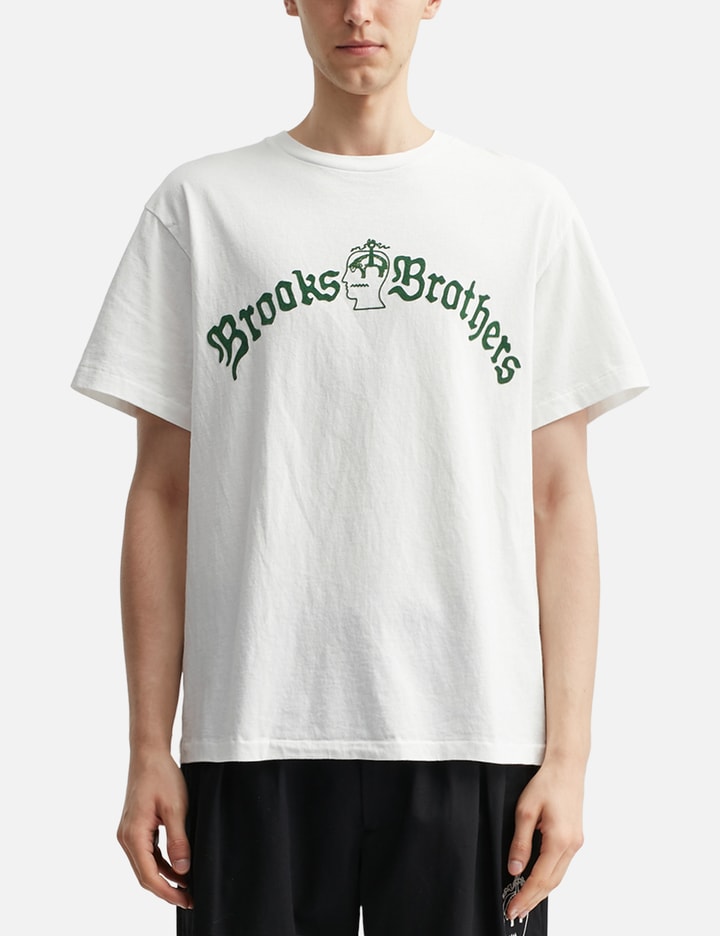 Brain Dead X Brooks Brothers California Tubular T-shirt In White
