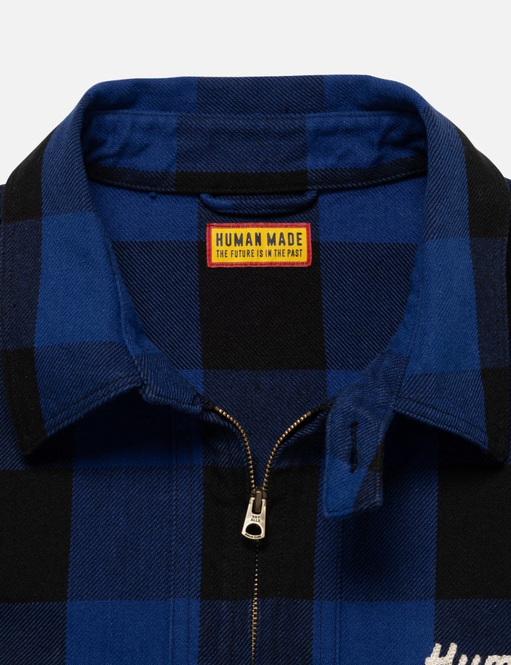 Human Made Check Half-Zip Shirt